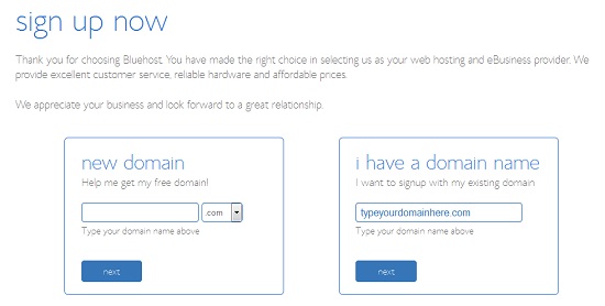 Bluehost Instructions 2